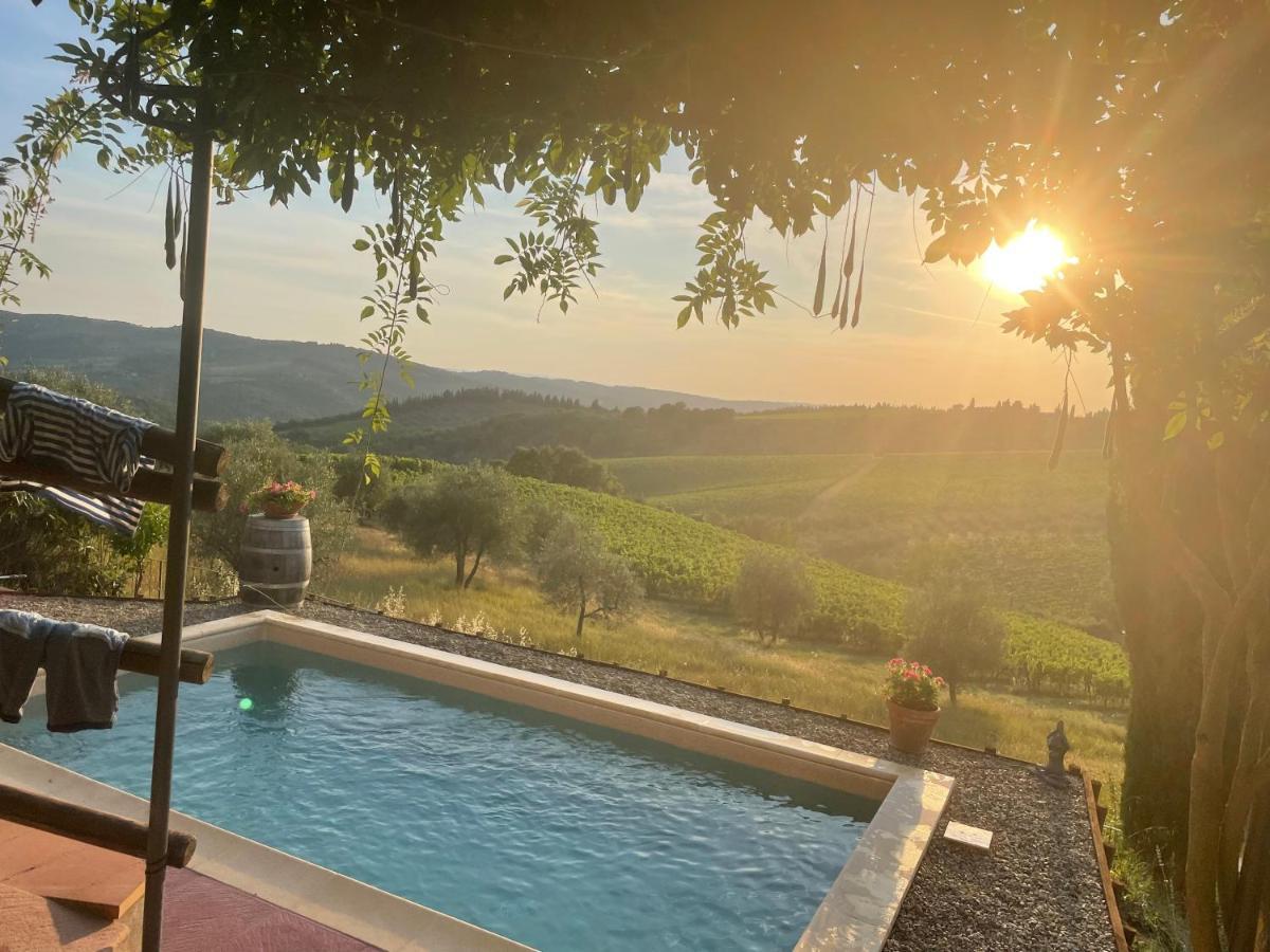 Casa Panzano Tuscany Панцано Экстерьер фото